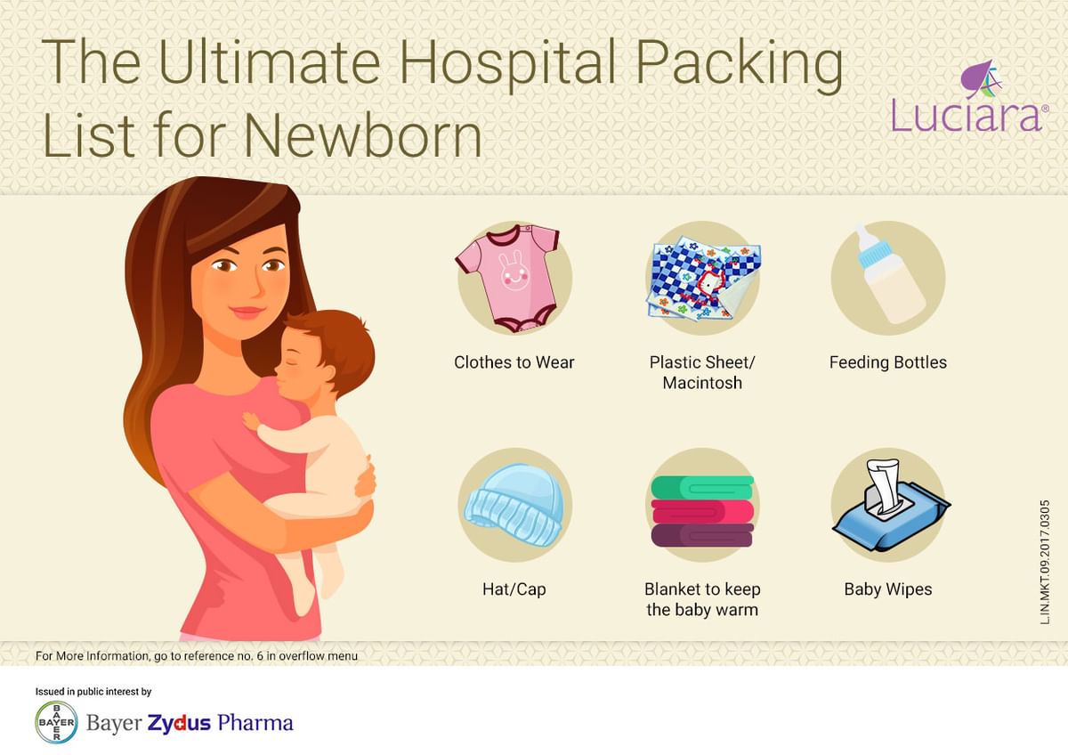 newborn packing list for hospital