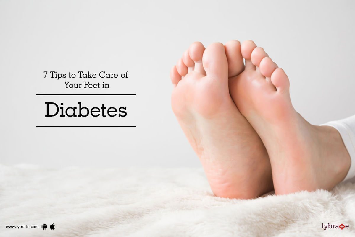 7 Tips To Take Care Of Your Feet In Diabetes - By Dr. Garima 