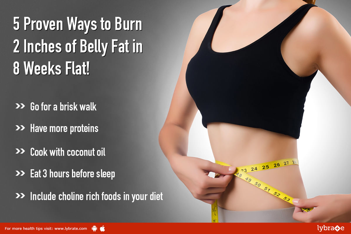 5 Proven Ways to Burn 2 Inches of Belly Fat in 8 Weeks Flat! - By