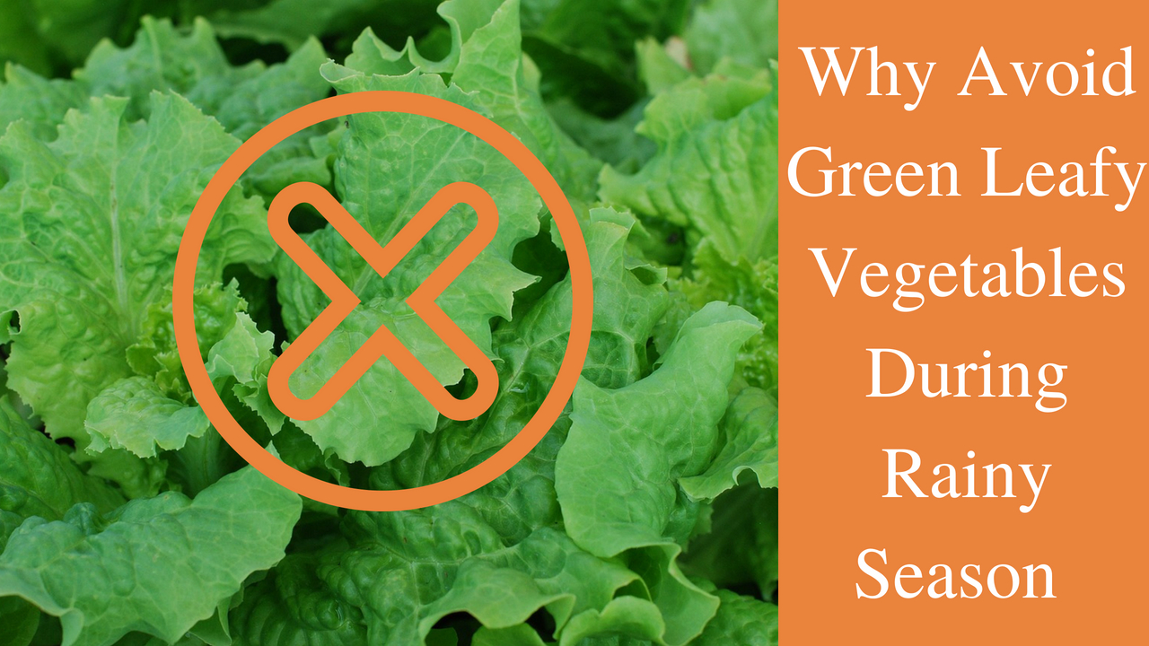 Why Avoid Green Leafy Vegetables In Rainy season? By Dt. Manju Sharma
