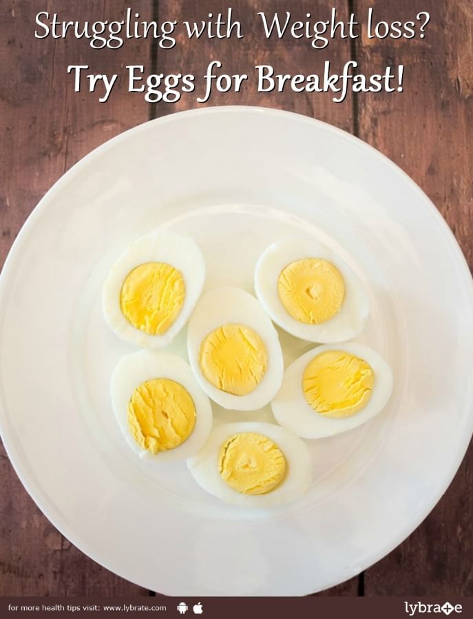 Struggling with Weight loss? Try Eggs for Breakfast! - By Dt. Manidipa
