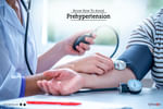 Prehypertension is a warning sign of hypertension. And, high blood pressure can make way for vari...