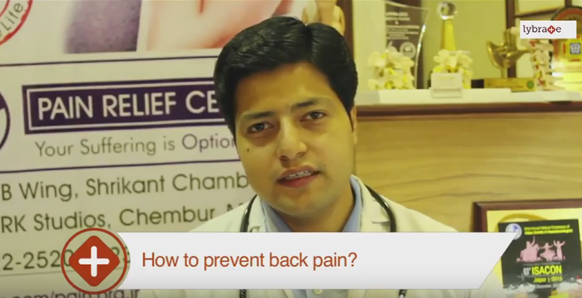 Few daily habits to get rid of Back Pain<br/>Hi I am Dr. Sidharth Verma and today I will tell you...