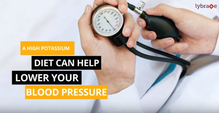 A high potassium diet could help lower your blood pressure levels by balancing the effect of high...