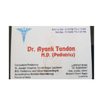 Dr Ayank Tandon , Lucknow