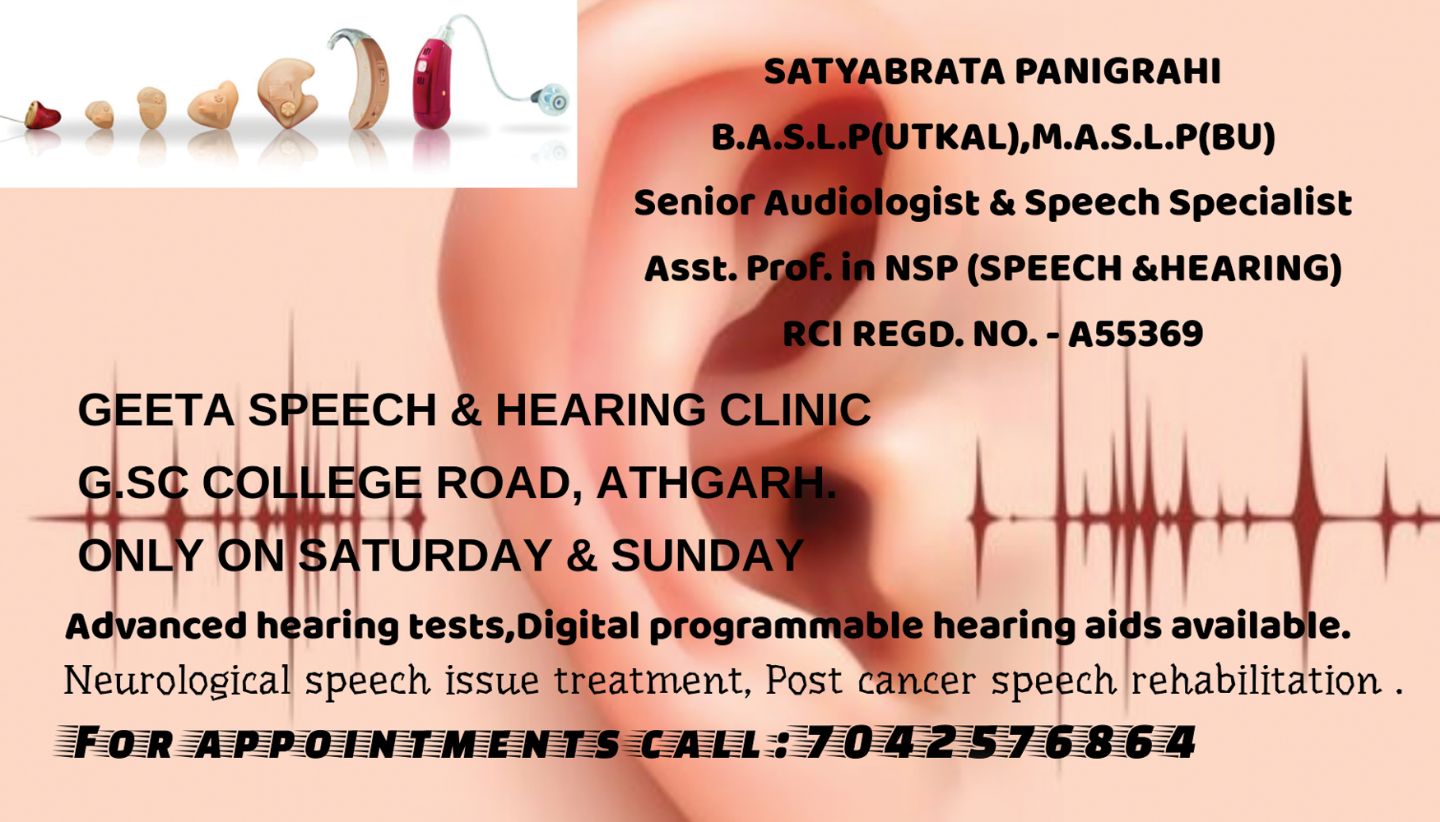 Mr. Satyabrata Panigrahi - Speech Therapist, Bhubaneswar