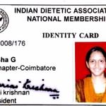 Dt. Asha - Dietitian/Nutritionist, Bangalore