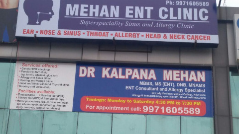Dr.Kalpana Mehan - ENT Specialist, Chandigarh