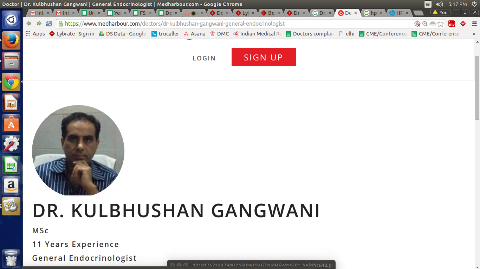Dr.Kulbhushan Gangwani - Endocrinologist, Delhi