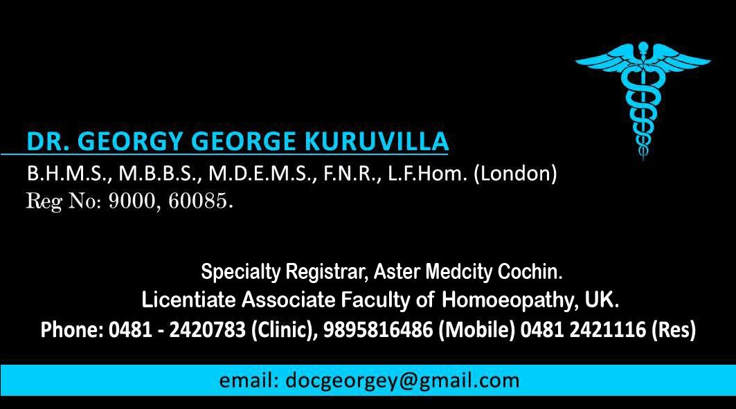 Dr.Georgy George Kuruvilla - Integrated Medicine Specialist, Kottayam
