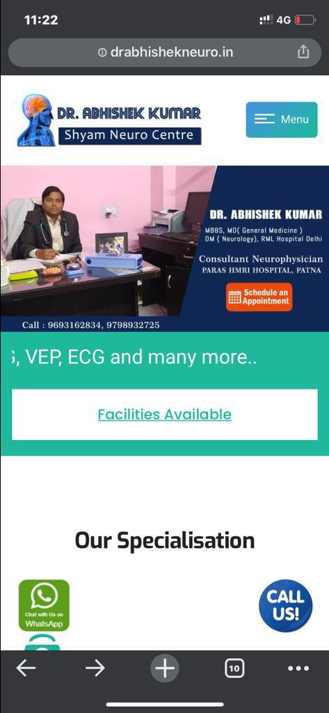Dr.Abhishek Kumar - Neurologist, Patna