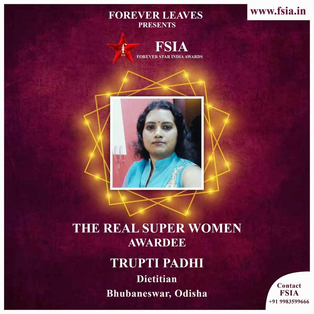 Dt.Trupti Padhi - Dietitian/Nutritionist, Bhubaneswar