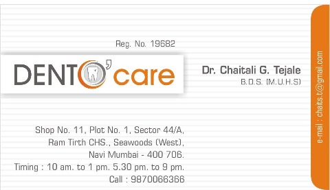 Dr.Chaitali Tejale - Dentist, NAVI MUMBAI