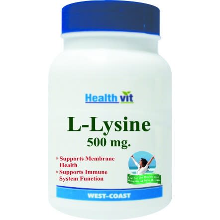 HealthVit L Lysine 500mg Tablet