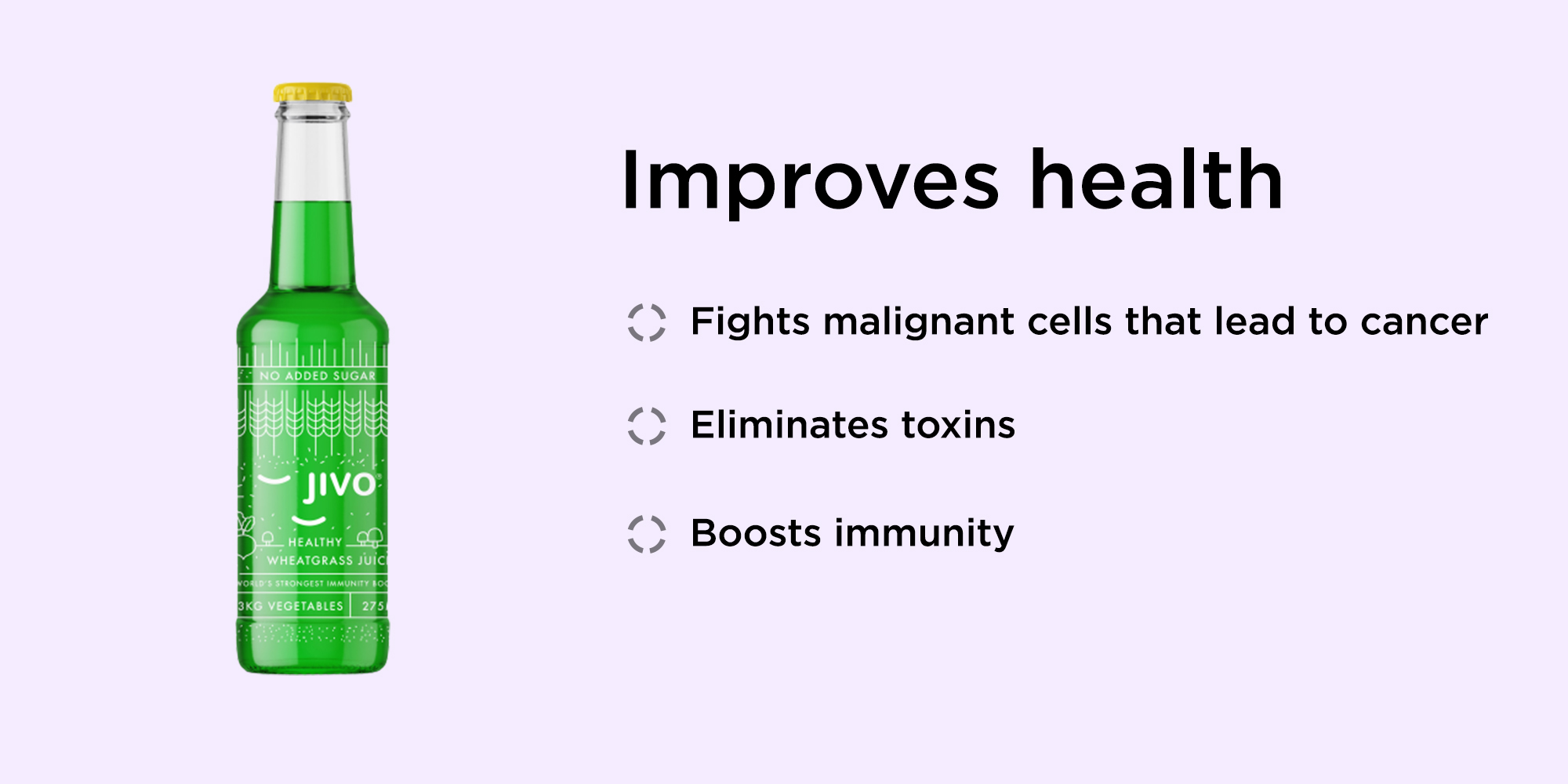 Buy JIVO Healthy Wheatgrass Juice Online at Best Prices in India