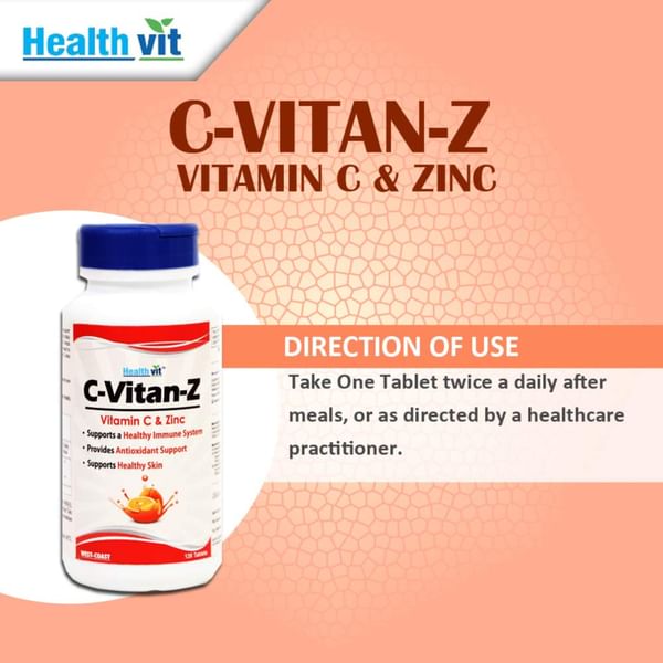 Healthvit C Vitan Z Vitamin C And Zinc