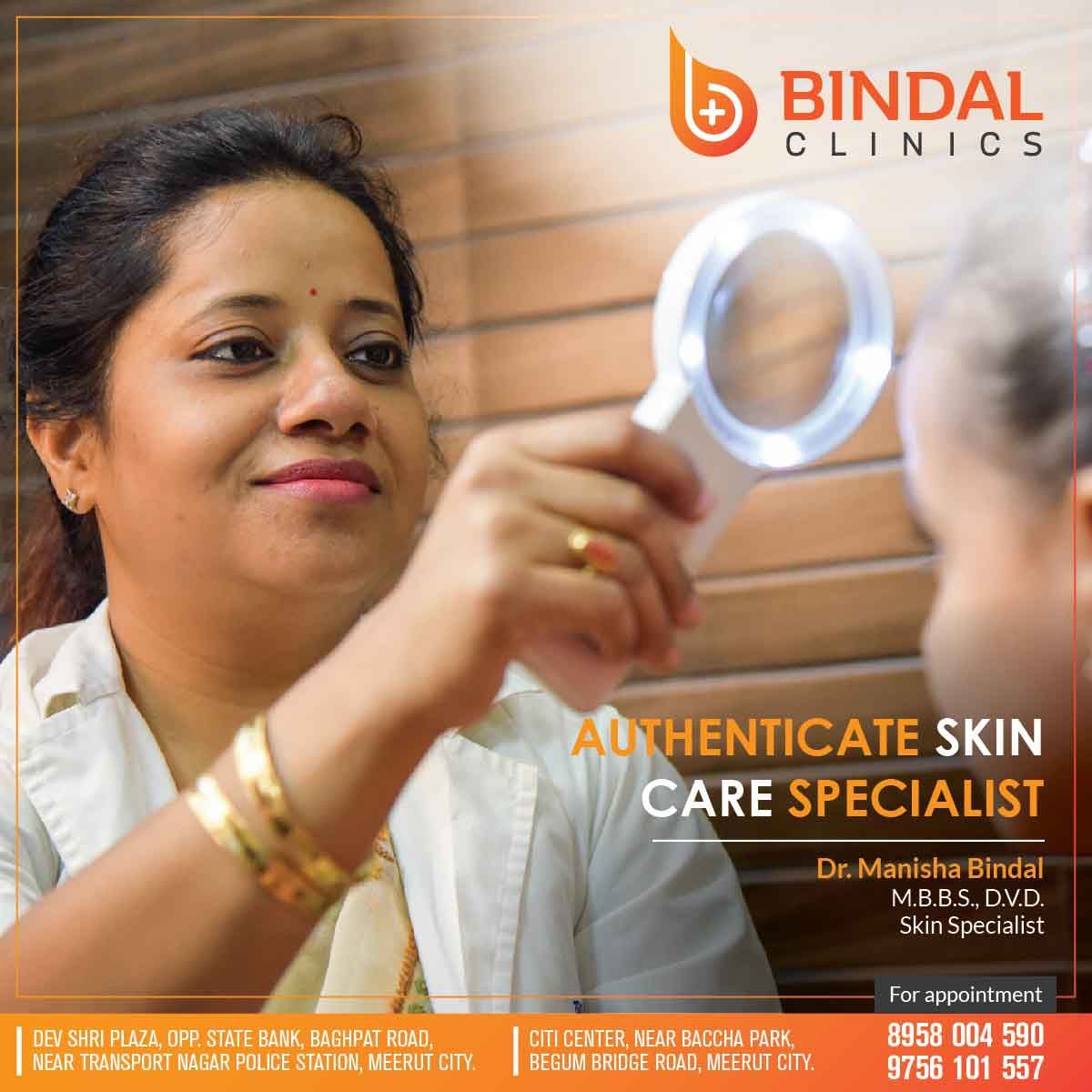 Dr. Manisha Bindal - Book Appointment, Consult Online, View Fees, Contact  Number, Feedbacks | Dermatologist in Meerut