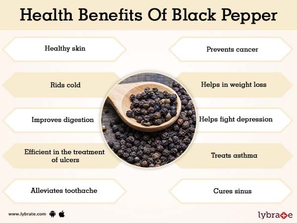 Benefits of Black Pepper And Its Side Effects | Lybrate