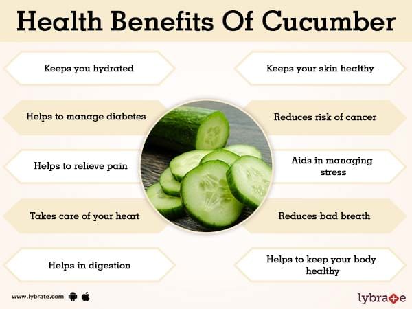 Benefits of Cucumber And Its Side Effects | Lybrate