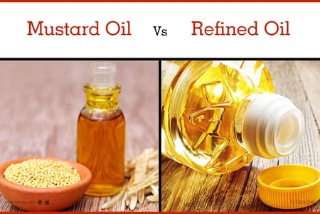 Image result for refined oil and mustard oil