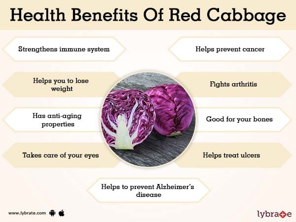 Health Benefits of Red Cabbage (Brassica oleracea L. var. capitata f, rubra)