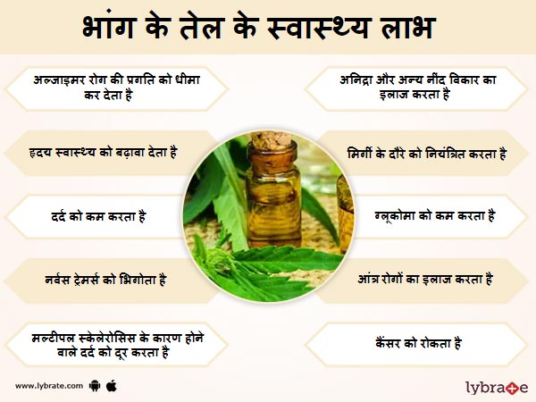 भांग के तेल के स्वास्थ लाभ