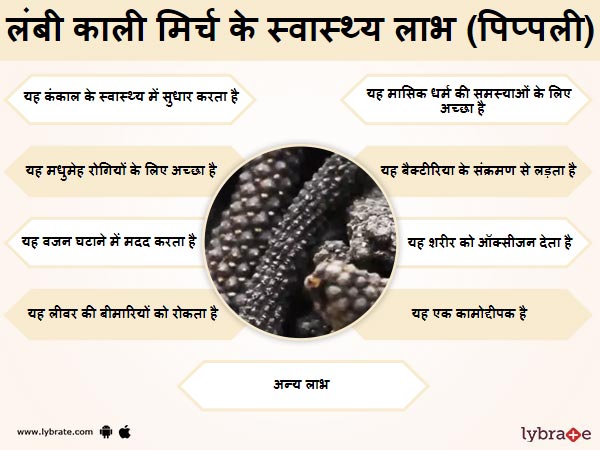 लम्बी काली मिर्च के स्वास्थ लाभ 