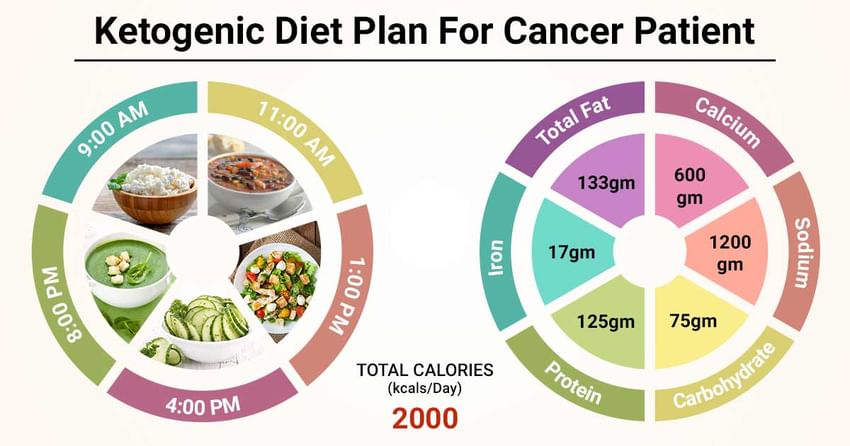 Diet Chart For ketogenic cancer Patient, Ketogenic Diet ...