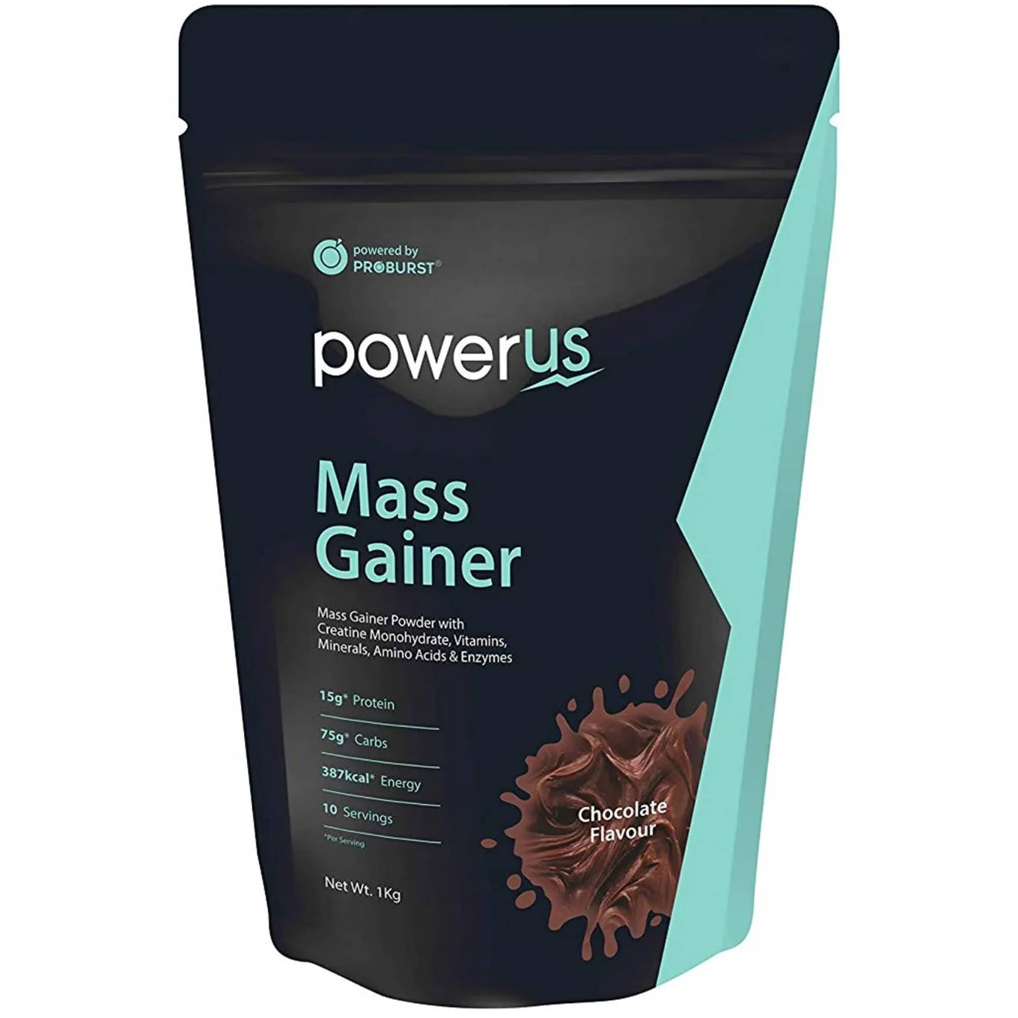 Proburst Powerus Mass Gainer Powder (1kg, Chocolate Flavour)